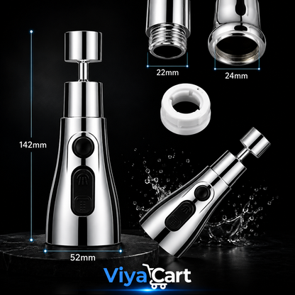 360° Rotating 3-Mode Kitchen Faucet Extender