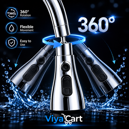 360° Rotating 3-Mode Kitchen Faucet Extender